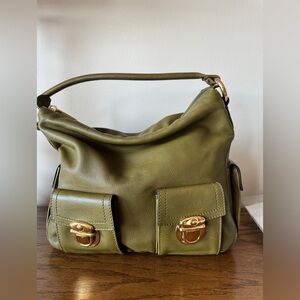 Vintage Marc Jacobs Olive Green Large Multipocket Bag